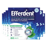 Efferdent Fresh & Clean Plus Mint Denture Cleanser Tablets - 44 Ct - 6 Pack
