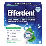 Efferdent Fresh & Clean Plus Mint Denture Cleanser Tablets - 44 Ct - 6 Pack