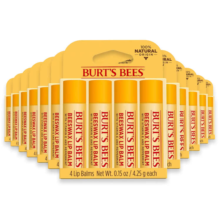 Burt’s Bees Lip Balm, 0.15oz - 4 Ct - 12 Pack | Burt's Bees - Pre Order