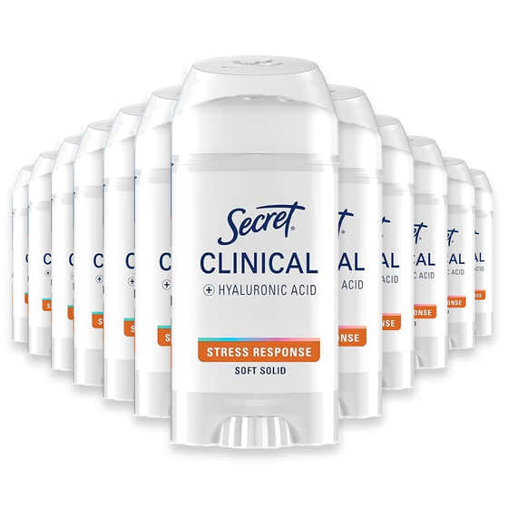 Secret Clinical Soft Solid, Stress Response - 2.6 oz - 12 Pack | Secret - member5%