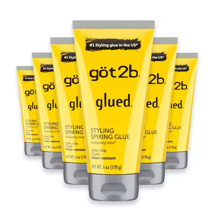 Got2b Spiking Glue Hair Gel - 6 oz - 6 Pack | Got2b - Pre Order