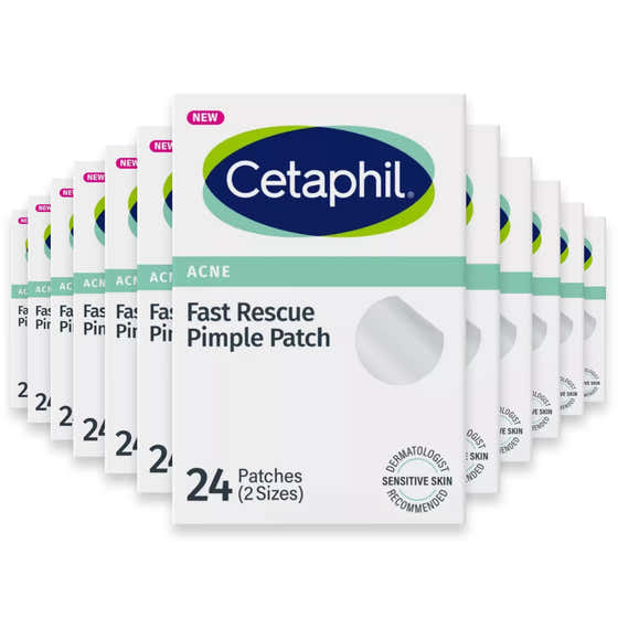 Cetaphil Fast Rescue Acne Pimple Patch - 24 Ct - 12 Pack | Cetaphil - cetaphil