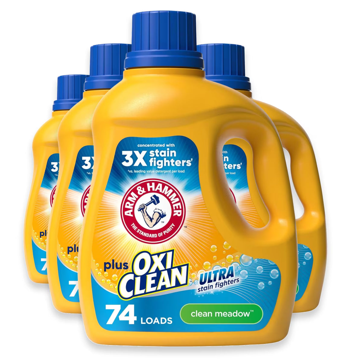 ARM & HAMMER OxiClean Meadow Detergent - 96.2 oz - 4 Pack