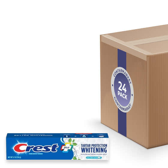 Crest Tartar Protection Whitening Toothpaste Fresh Breath - 5.7 oz - 24 Pack | Crest - Oral Care Wholesale