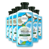 Herbal Essences Hello Hydration Shampoo, Deep Moisture, Coconut Scent, 11.7 oz - 6 Pack