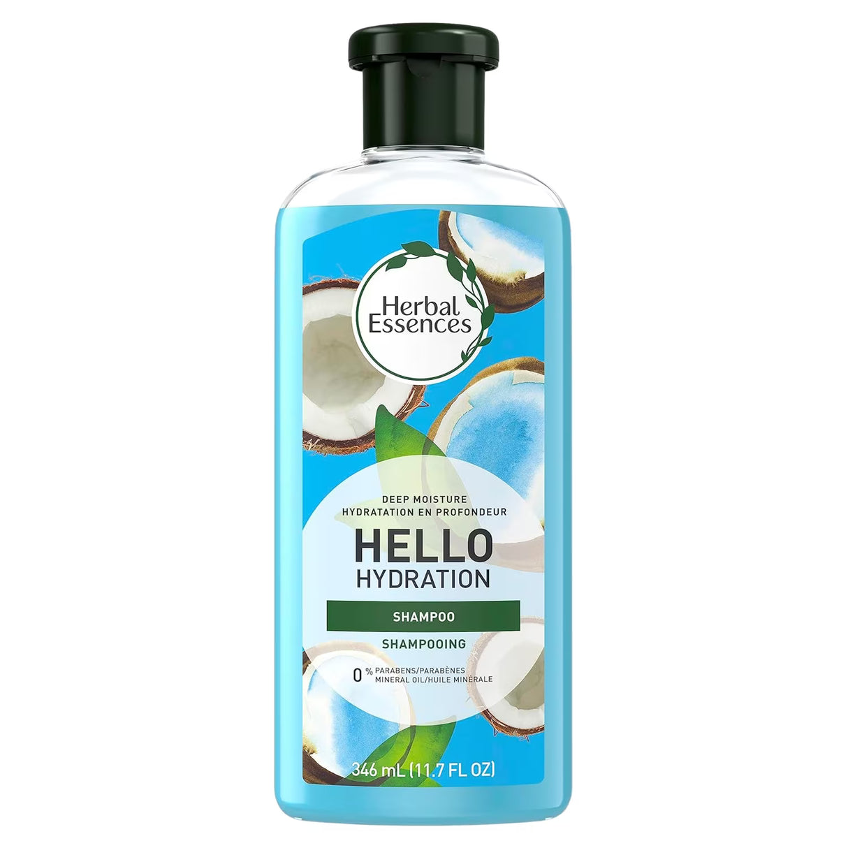Herbal Essences Hello Hydration Shampoo, Deep Moisture, Coconut Scent, 11.7 oz - 6 Pack
