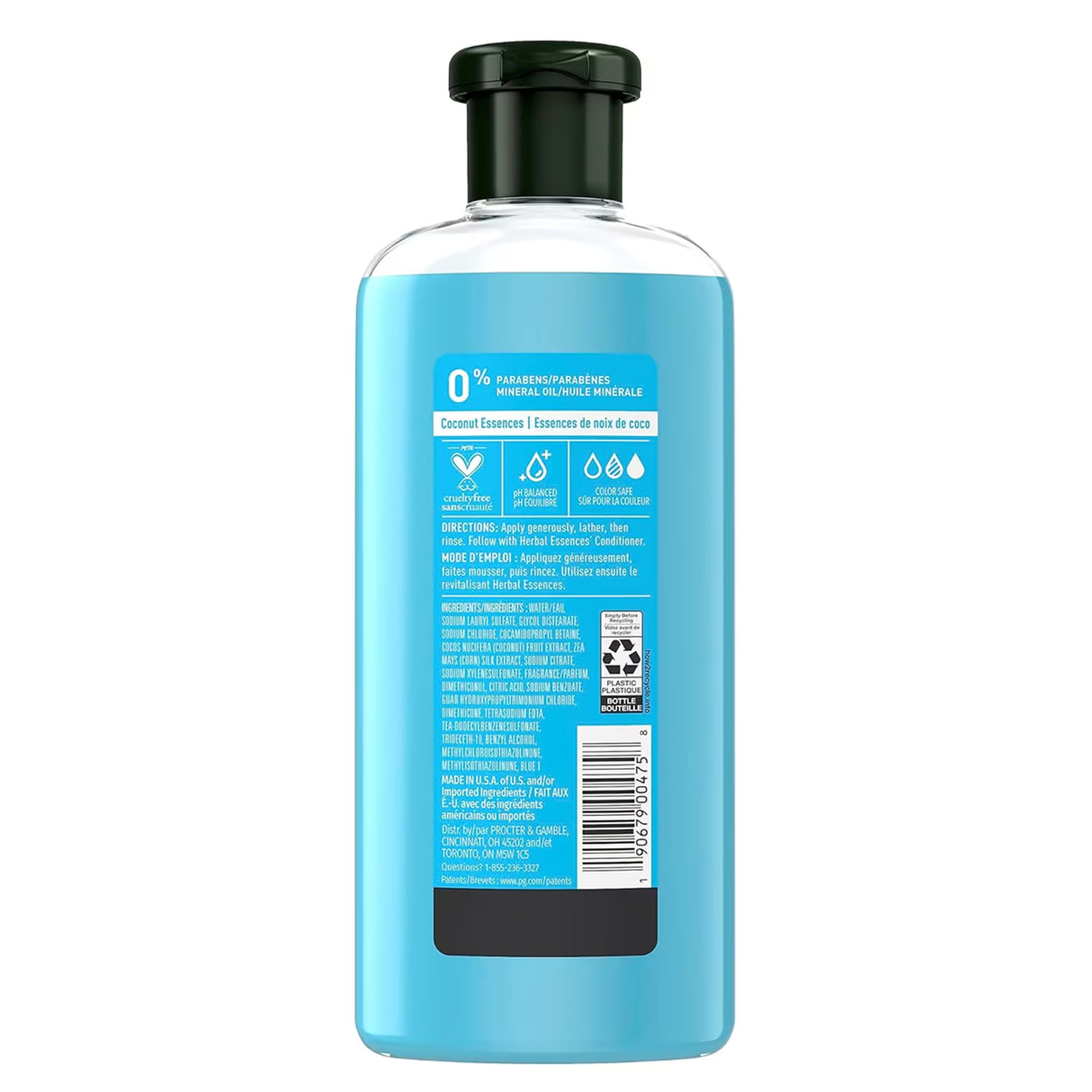 Herbal Essences Hello Hydration Shampoo, Deep Moisture, Coconut Scent, 11.7 oz - 6 Pack