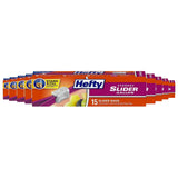 Hefty Slider Storage Bags Gallon Size – 15 Count – 9 Pack