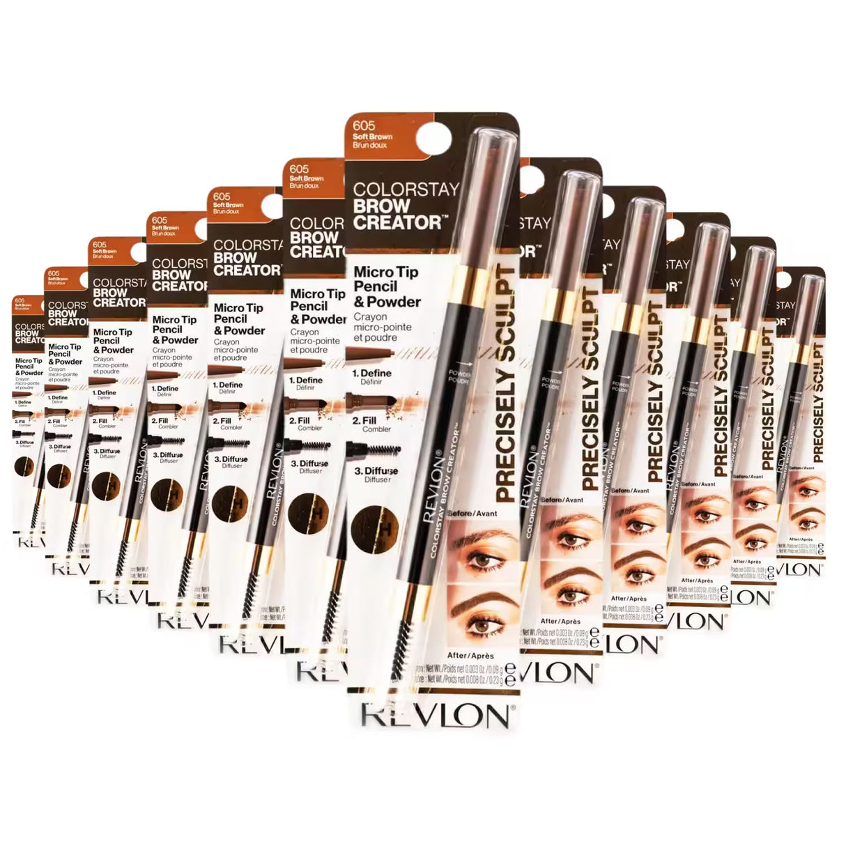 Revlon ColorStay Brow Creator – Soft Brown - 48 Pack