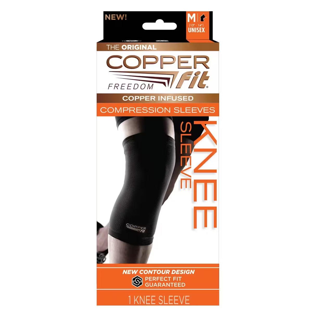 Copper Fit Compression Knee Sleeve – Medium - 12 Pack