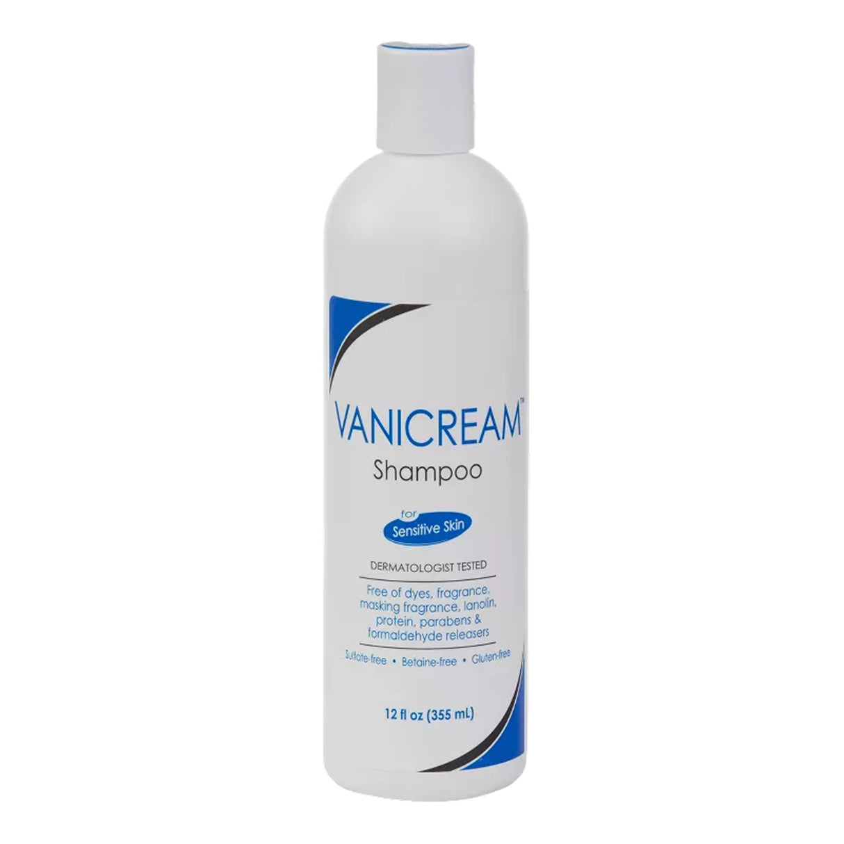 Vanicream Shampoo for Sensitive Scalp, Fragrance-Free, 12 oz - 12 Pack