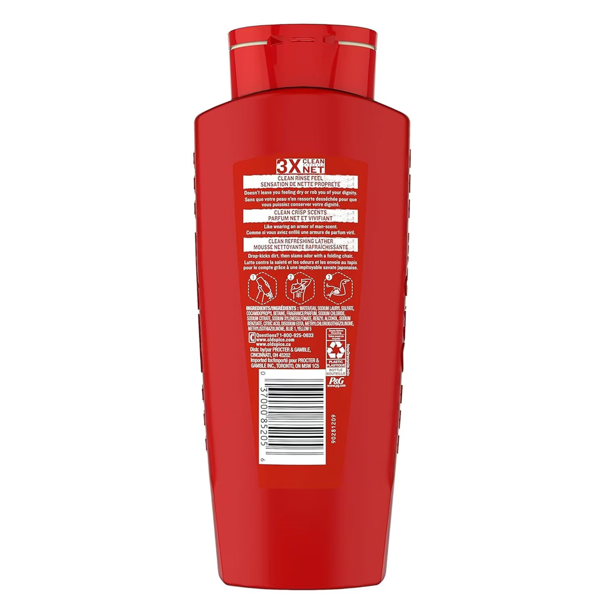 Old Spice High Endurance Pure Sport Body Wash, 24 oz - 4 Pack