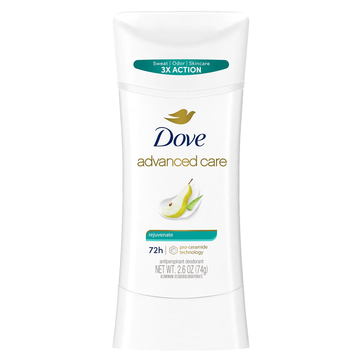 Dove Advanced Care Deodorant Stick Rejuvenate, 2.6 oz – 12 Pack
