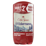 Old Spice Dry Feel Wilderness Lavender Spring Water Deodorant, 2.6 oz - Twin Pack - 6 Pack