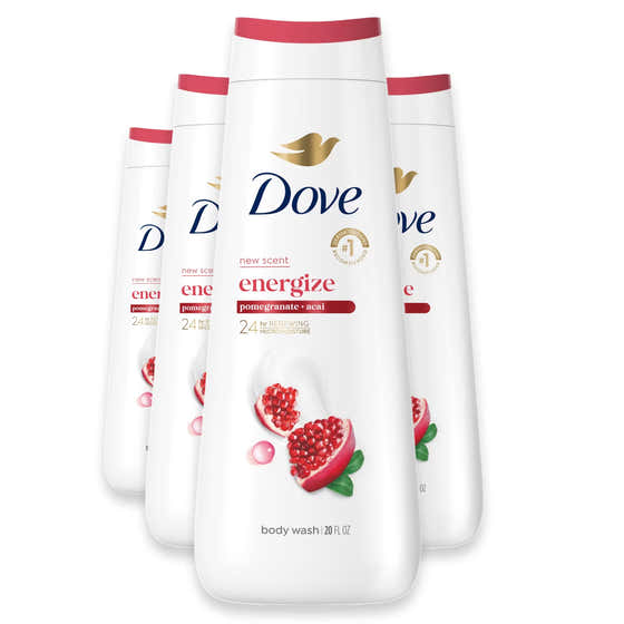 Dove Revive Pomegranate &amp; Hibiscus Body Wash - 20 oz - 4 Pack | Dove - Dove
