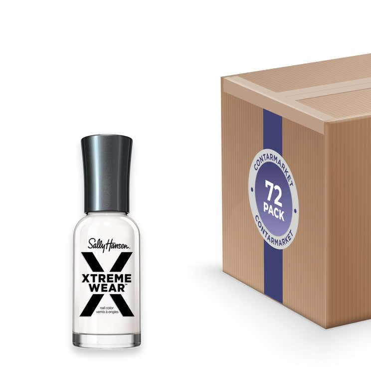 Sally Hansen Hard As Nails Xtreme Wear Nail Polish 21 White Semi Opaque Glossy - 72 Pack | Sally Hansen - Pre Order