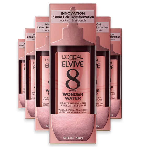 L'Oréal Paris Elvive 8 Second Wonder Water Hair Treatment, 6.8 oz - 6 Pack | L'oreal - New Arrivals