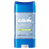 Gillette Clear Gel Antiperspirant Deodorant, Power Rush, 3.8 oz - 12 Pack