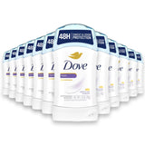 Dove Invisible Solid Antiperspirant & Deodorant Stick Fresh, 1.6 Oz - 12 Pack