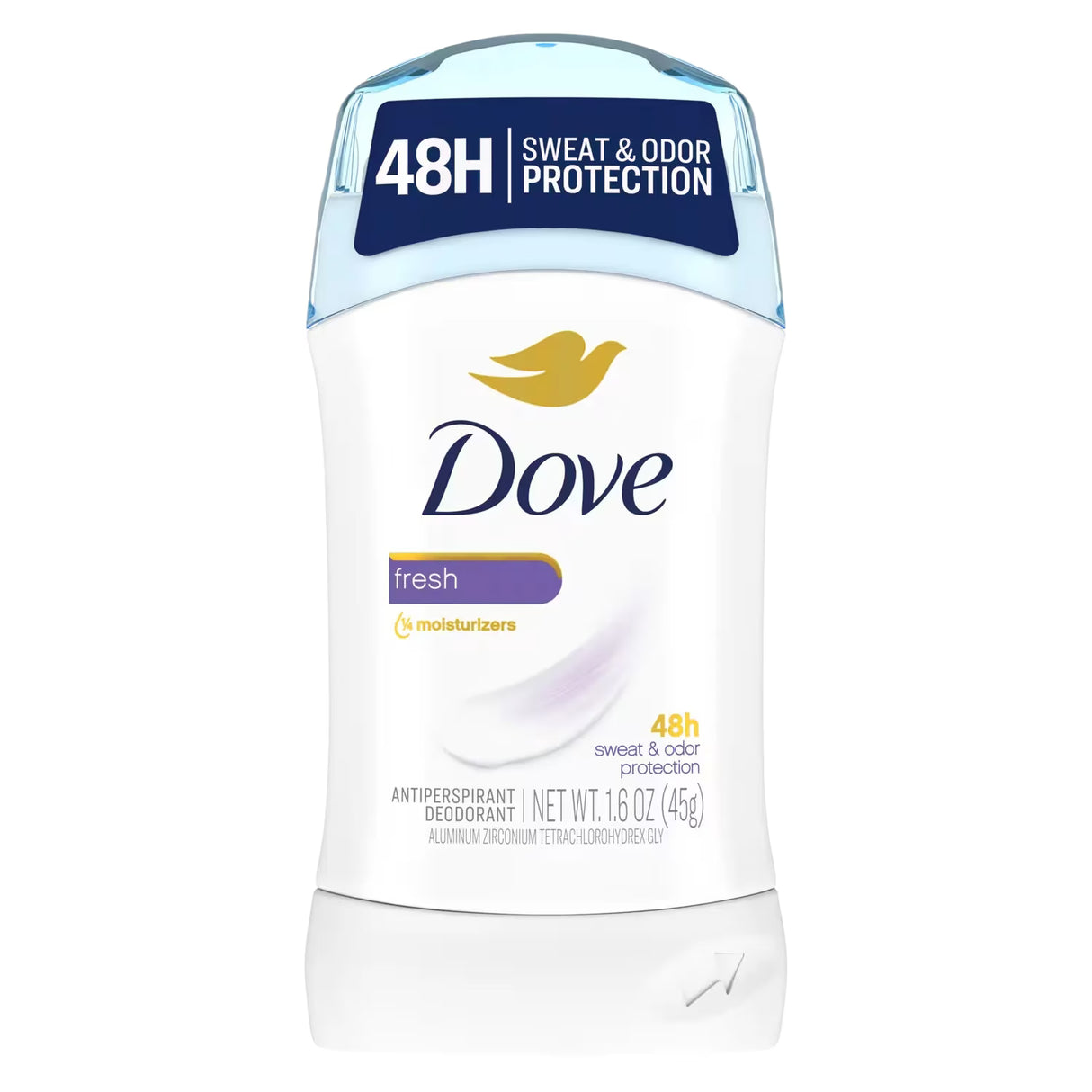 Dove Invisible Solid Antiperspirant & Deodorant Stick Fresh, 1.6 Oz - 12 Pack