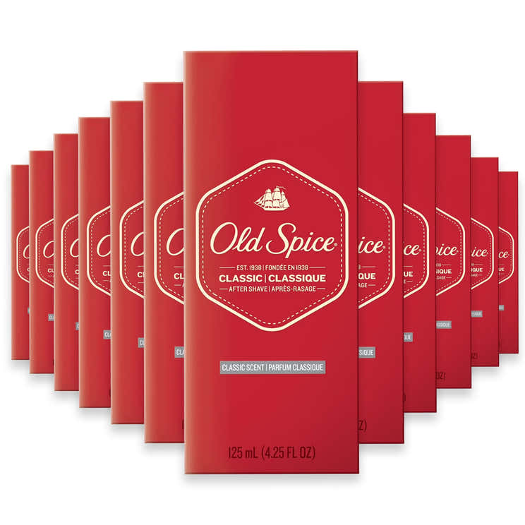 Old Spice Classic After Shave Lotion 4.25 oz Bottles - 12 Pack | Old Spice - Pre Order