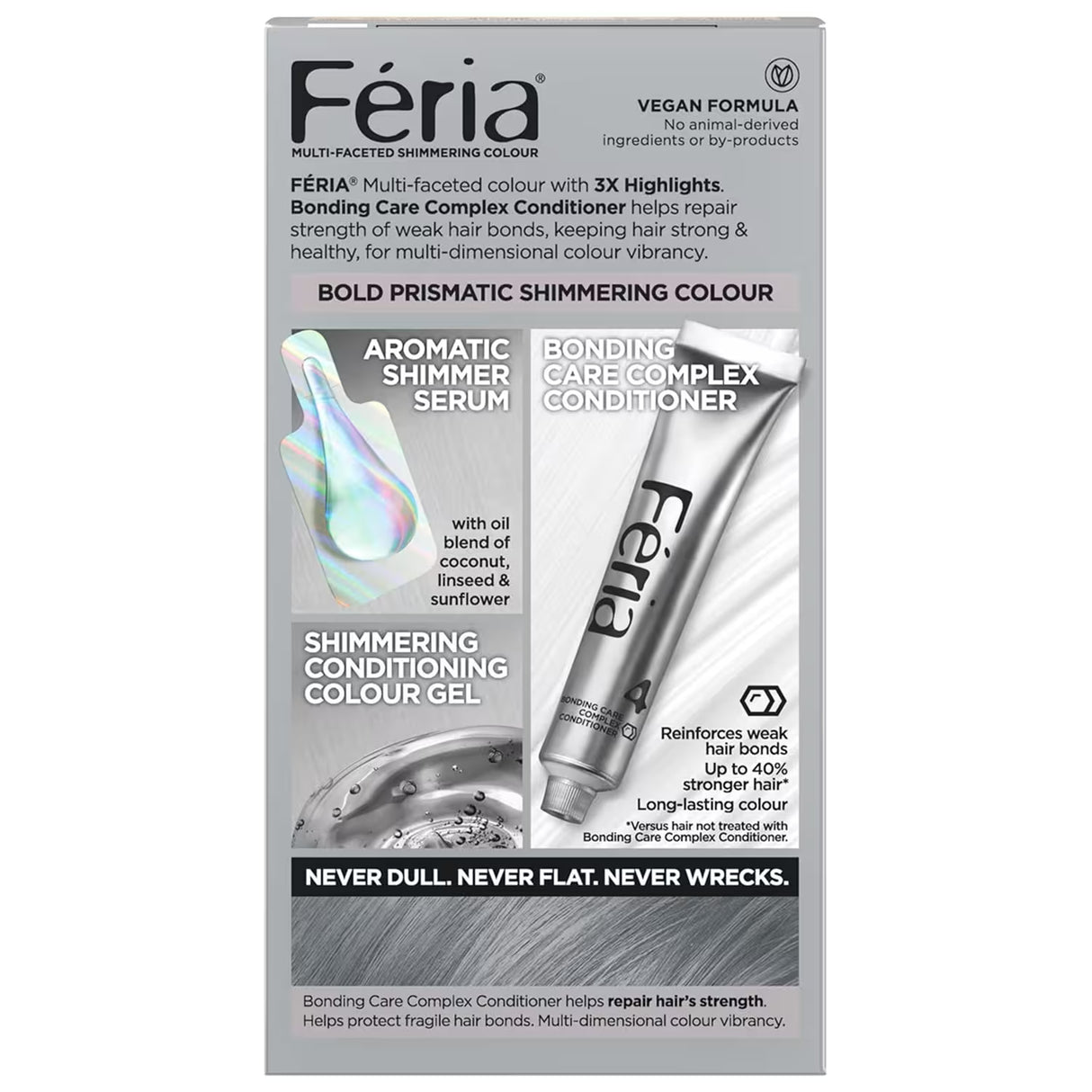 L'Oréal Paris Feria S1 Smokey Silver Permanent Hair Color Kit - 12 Pack