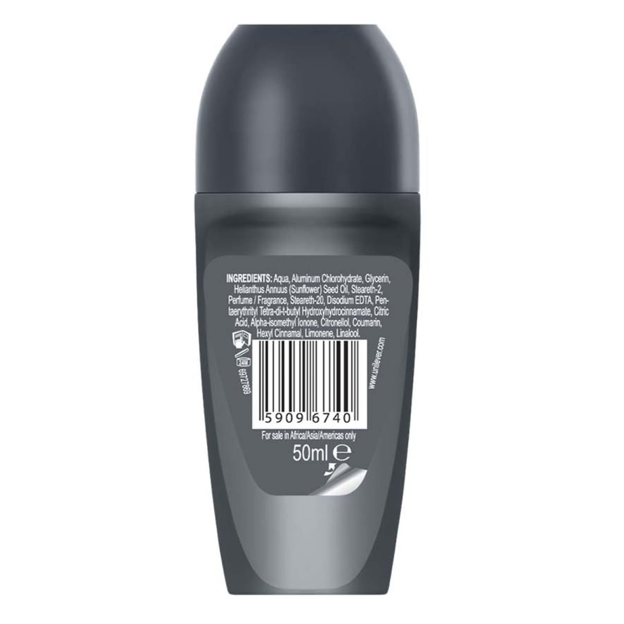 Dove Men Care Antiperspirant Deodorant Roll-On, Clean Comfort 50 ml – 6 Pack