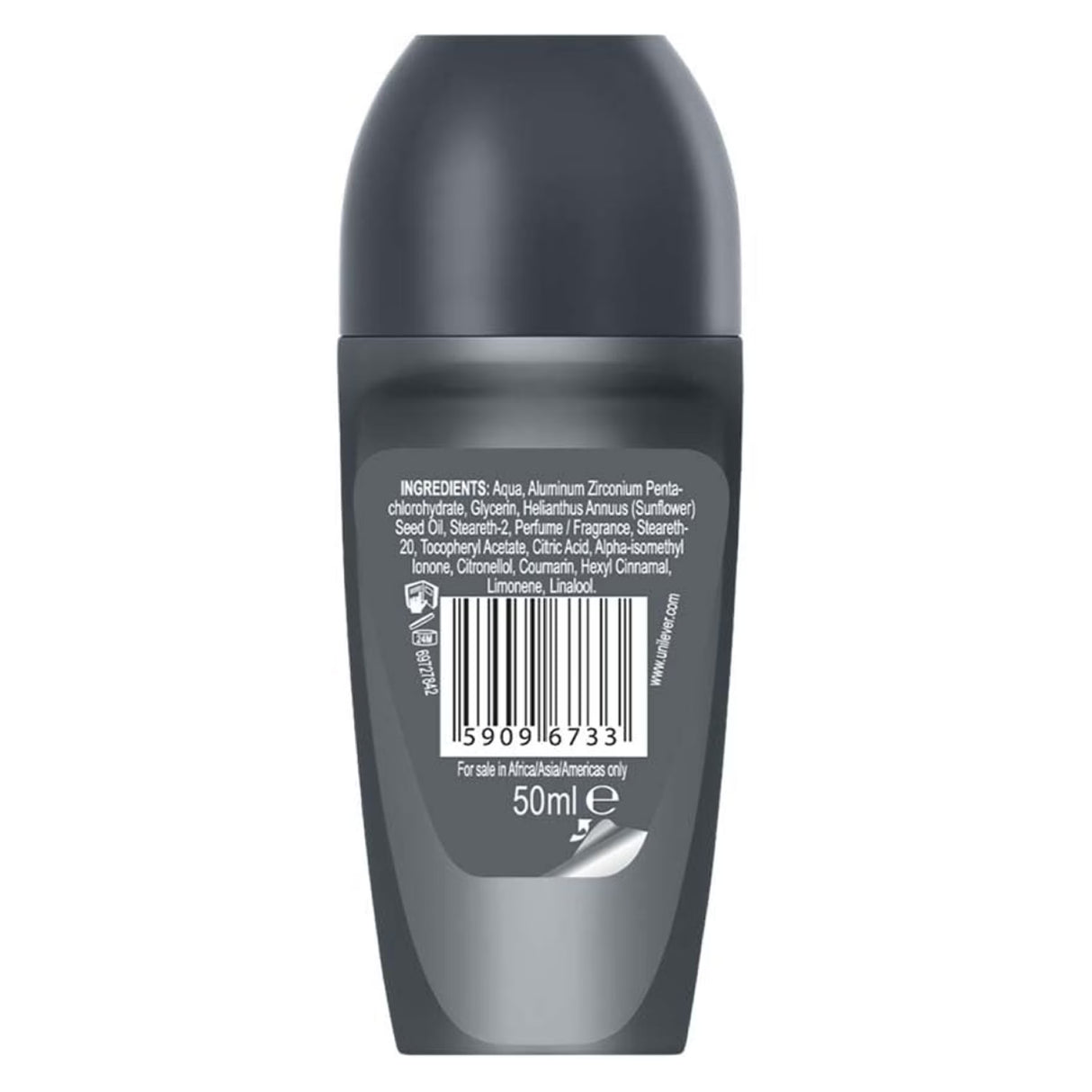 Dove Men Care Antiperspirant Deodorant Roll-On, Invisible Dry 50 ml – 6 Pack