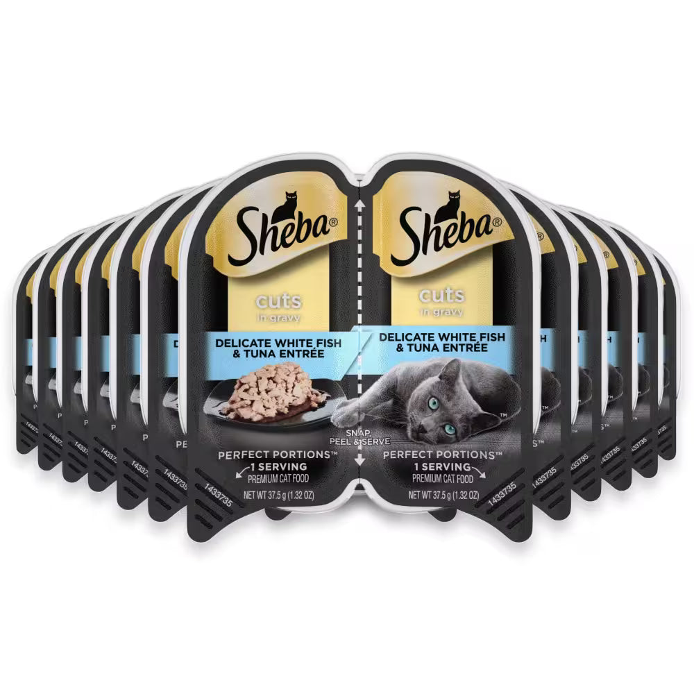 Sheba Perfect Portions Wet Cat Food Whitefish Entrée – 2.6 oz – 24 Pack