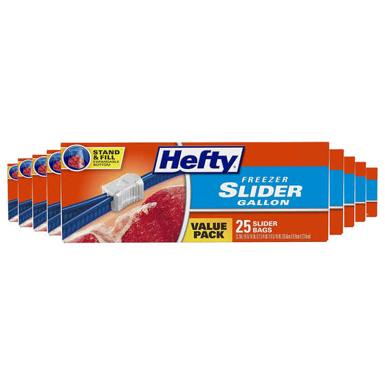 Hefty Slider Gallon Freezer Bags - 25 Ct - 9 Pack | Hefty - Hefty