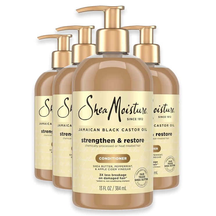 SheaMoisture Jamaican Black Castor Oil Strengthen &amp; Restore Conditioner 13 fl oz - 4 Pack | Shea Moisture - Pre Order
