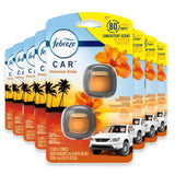 Febreze Car Vent Clips Hawaiian, 2ct - 8 Pack