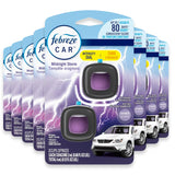 Febreze Car Vent Clips Midnight Storm, 2ct - 8 Pack