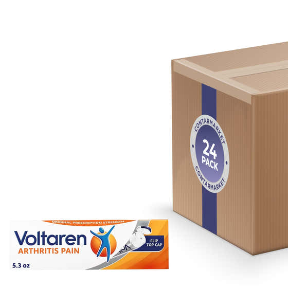 Voltaren Topical Gel 1 Percent Diclofenac Sodium 150 g Tube with Flip Top Cap - 24 Pack | Voltaren - First Aid