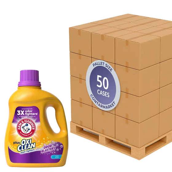Arm &amp; Hammer Plus OxiClean Odor Blasters Liquid Laundry Detergent – 105 fl oz – 4 Pack - 50 Cases pallet | Arm &amp; H...