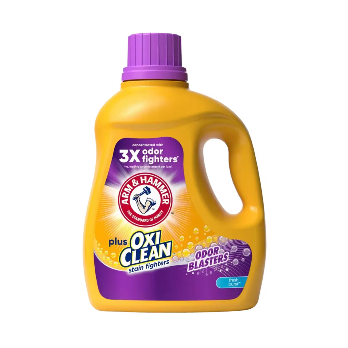 Arm & Hammer Plus OxiClean Odor Blasters Liquid Laundry Detergent – 105 fl oz – 4 Pack - 50 Cases pallet