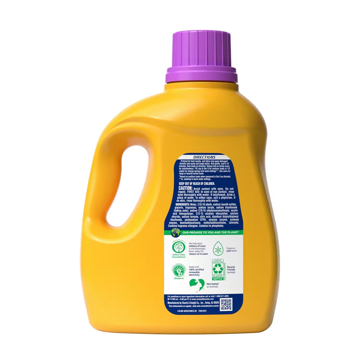 Arm & Hammer Plus OxiClean Odor Blasters Liquid Laundry Detergent – 105 fl oz – 4 Pack - 50 Cases pallet