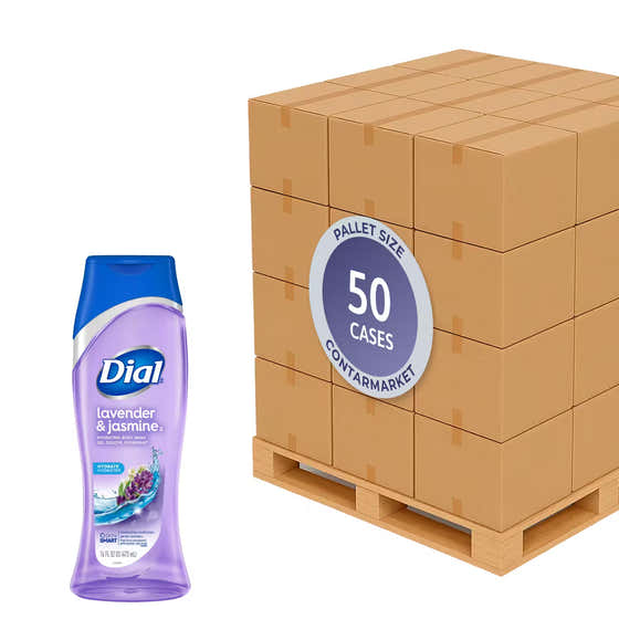 Dial Body Wash Lavender &amp; Jasmine – 16 fl oz – 6 Pack - 50 cases pallet | Dial - Dial