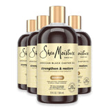 SheaMoisture Jamaican Black Castor Oil Strengthen & Restore Shampoo - 13 fl oz - 4 Pack