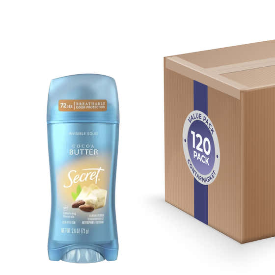 Secret - Fresh Cocoa Butter, Antiperspirant &amp; Deodorant - 2.6 Oz- 120 Pack | Secret - Secret