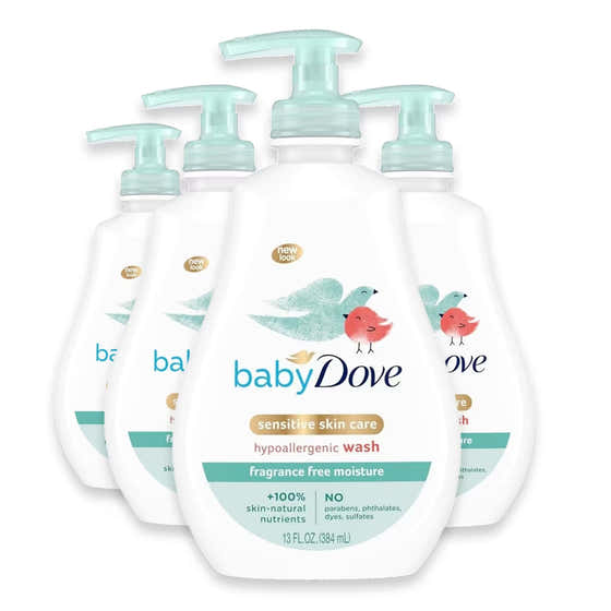 Baby Dove Tip to Toe Sensitive Moisture Baby Wash - 13 oz - 4 Pack | Dove - New Arrivals