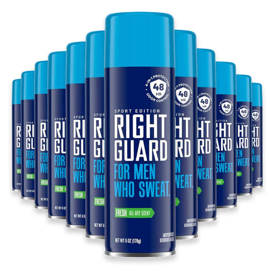 Right Guard Sport Fresh Spray Deodorant and Antiperspirant - 6 oz - 12 Pack | Right Guard - Products