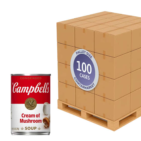 Campbell's Condensed Cream of Mushroom Soup – 10.5 oz – 12 Pack - 100 cases pallet | Campbell's - Campbell&amp;#39;s