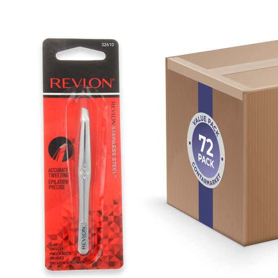 Revlon Slant Tip Tweezer - 72 Pack | Revlon - Makeup Wholesale