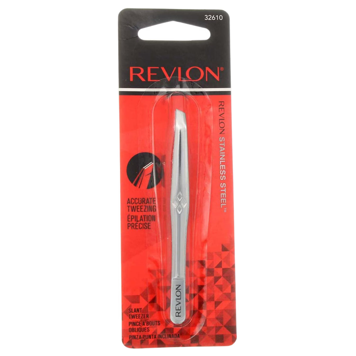 Revlon Slant Tip Tweezer - 72 Pack