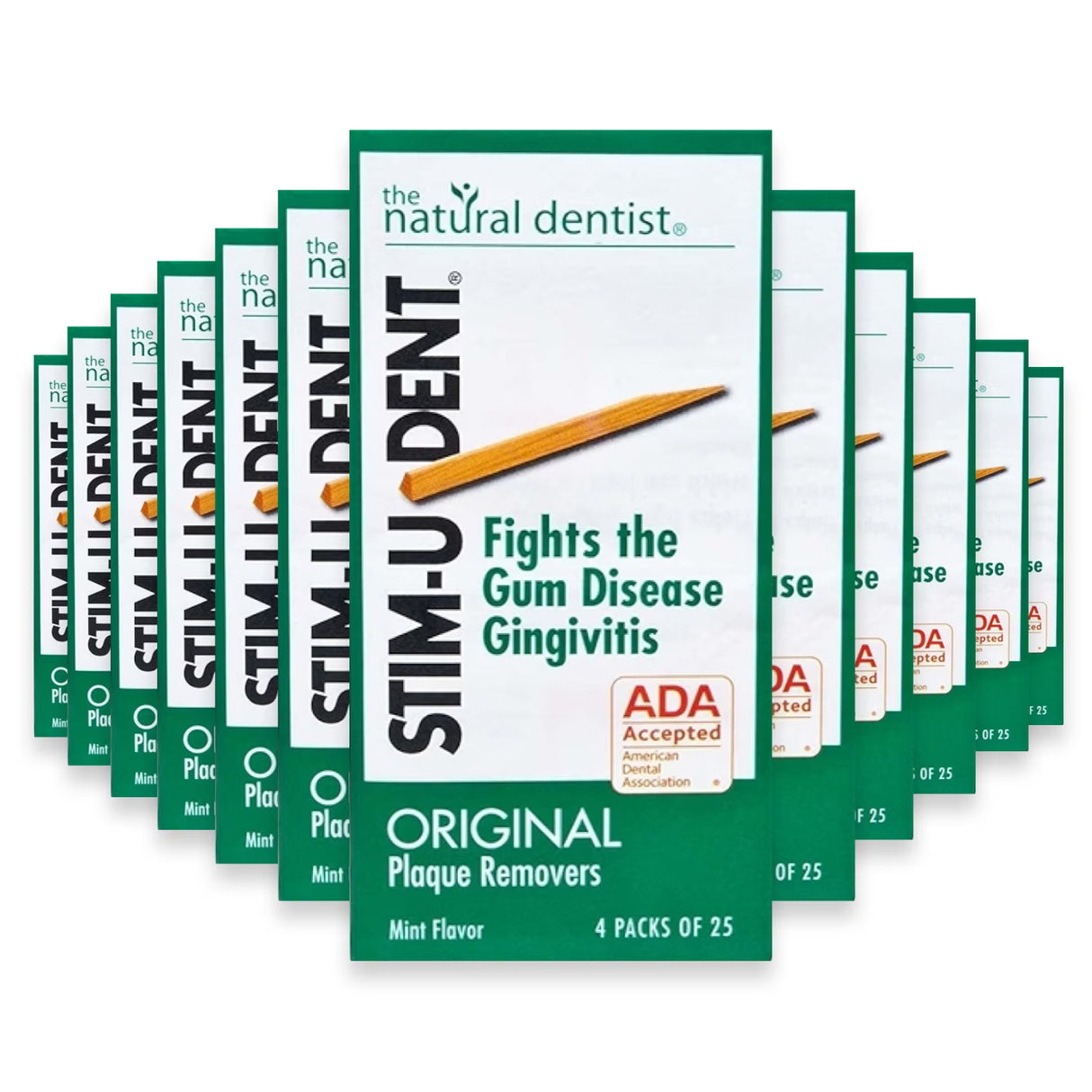 Stim-U-Dent Mint Plaque Removers - 100ct - 48 Pack