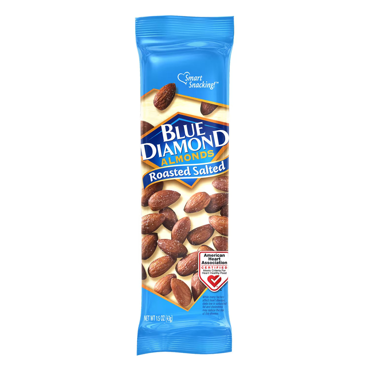 Blue Diamond Roasted Salted Almonds 1.5 oz - 144 Pack