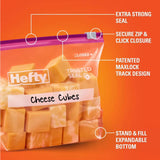 Hefty Slider Storage Bags Quart Size – 40 Count – 9 Pack