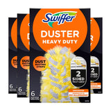 Swiffer Heavy Duty Duster Refills Unscented - 6 Ct - 4 Pack
