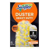 Swiffer Heavy Duty Duster Refills Unscented - 6 Ct - 4 Pack